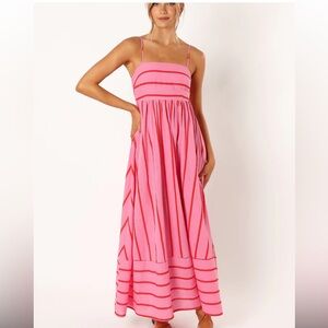 Petal & Pup Vibrant Pink Maxi Dress